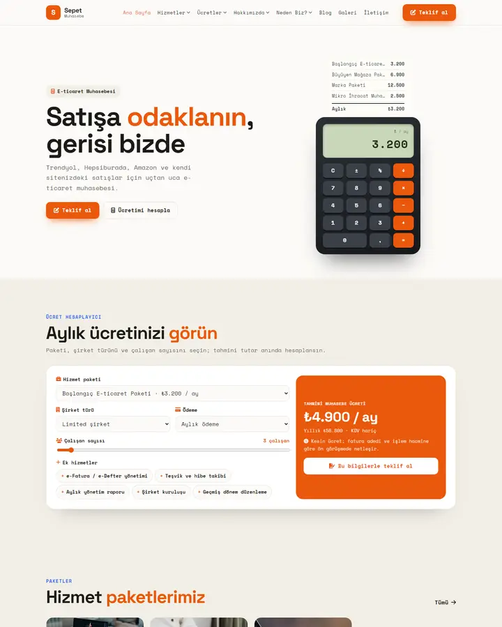 Tema 03 – Hesap Makinesi tasarım önizlemesi