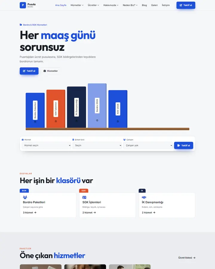 Tema 06 – Klasör Rafı tasarım önizlemesi