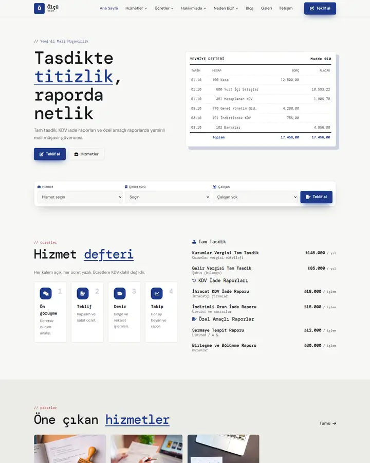 Tema 07 – Yevmiye tasarım önizlemesi
