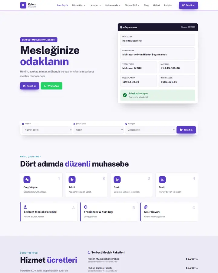 Tema 22 – Beyanname tasarım önizlemesi